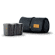 High Camp Flasks Torch Shot-Glass, 2 Pack w/ Wool Case, Gunmetal, 6oz, SG2Pg