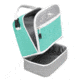 High Sierra Stacked Compartment Lunch Bag, Aquamarine/Ash/White, 10.5inx 8.5inx 5.5in, 74714-0784