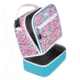 High Sierra Stacked Compartment Lunch Bag, Prairie Floral/Tropic Teal/White, 10.5inx 8.5inx 5.5in, 74714-6775