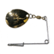Hildebrandt Jig Spinner, Colorado Blade, Gold, #0, 1in, 2 Pack, 0JSG