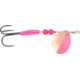Hildebrandt Salmon Spinner SZ 3.5, Copper-Pink Tip Blade, SZ 1 Treble Hook, 335-CP