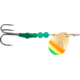 Hildebrandt Salmon Spinner SZ 3.5, Copper-Red Chartreuse Tip Blade, SZ 1 Treble Hook, 335-CRCG