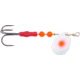 Hildebrandt Salmon Spinner SZ 3.5, Pearl Red Dot Blade, SZ 1 Treble Hook, 335-PLRD