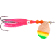 Hildebrandt Salmon Spinner w/Squid, SZ 3.5, Copper-Red Chartreuse Green Rainbow Tip Blade, Green Yamashite Squid, 1335-CRCG