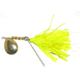 Hildebrandt Snagless Sally Spinner, 4 1/8in, 3/8 oz, 3/0 Hook Chartreuse Skirt with Gold Blade, 4SSG-C