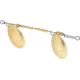 Hildebrandt Standard Spinner/Attractor, Single Blade, Gold, #1, 2 Pack, 1HG