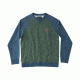 HippyTree Mens Madison Crew Sweatshirt, Heather Forest, Small, 2205-HEATHER FOREST-S