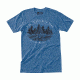 HippyTree Mens Seaside Tee, Heather Blue, Medium, 2277-HEATHER BLUE-M