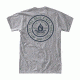 HippyTree Mens Signal Tee, Heather Grey, Small, 2253-HEATHER GREY-S