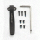 Hogue Deep Carry Clip &amp; Torx Screw Kit - Fits EX-01, EX-03, EX-04 and OTF, Black Finish 34080