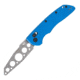Hogue Deka Trainer Blade Folding Knife w/ABLE Lock, 3.25in, Tumbled Finish, CPM, Wharncliffe Blade, Blue Peel Ply G10 Handle, 24269