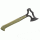 Hogue EX-T01 Tomahawk,S-7 Black Blade,G10 Olive Drab Green Scales,Sheath 35778