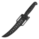 Hogue Bone Flex 7.125in Fixed Blade Knife, Stainless Steel Blade, Nylon Handle, Tumbled, Black, 35750
