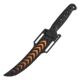 Hogue Bone Flex 7.125in Fixed Blade Knife, Stainless Steel Blade, Nylon Handle, Hi-Viz Orange Cerakote, Black, 35757