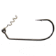 Hogy Unweighted Classic Swimbait Hook, Needle Point, Long Shank, Light Wire, Bait Keeper, Nickel, Size 5/0, 3 Per Pack, HSBH5U