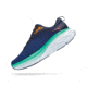Hoka Bondi 8 Wide Road Running - Womens, Outer Space / Bellwether Blue, 09.5D, 1127954-OSBB-09.5D