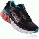 Hoka Arahi Road Running Shoe - Women's-Black/Peach Amber-Medium-11