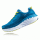 Hoka Mens Bondi 5 Road Running Shoe, Niagara/Midnight, 7 US, 1014757-NMDN-7