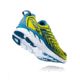 Hoka Mens Clifton 4 Road Running Shoe, Sulphur Spring/Midnight, 7 US, 1016723-SSMD-7