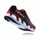 Hoka Mens Elevon Road Running Shoe, Black/Racing Red, 9.5 US, 1019267-BRNR-9.5