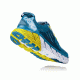 Hoka Mens Gaviota Road Running Shoe, Niagara/Midnight, 7.5 US, 1016301-NMDN-7.5
