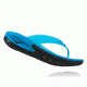 Hoka Mens Ora Recovery Flip Sandal, Black/Process Blue, 10 US, 1018352-BPSB-10