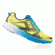 Hoka Mens Tracer 2 Road Running Shoe, Citrus/Cyan, 7 US, 1016786-CCYN-7