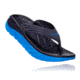 Hoka Ora Recovery Flip Casual Sandals - Mens, Ebony/Dresden Blue, Medium, 7, 1099675-EDNB-7