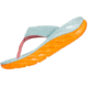 Hoka Ora Recovery Flip Road Running Shoes - Womens, Blue Haze/Bright Marigold, 6 US, Medium, 1117910-BHBM-06