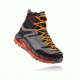 Hoka Tor Ultra Hi Waterproof Hiking Boot - Men's-Black/Flame-Medium-10.5 US