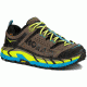 Hoka Tor Ultra Low Waterproof Hiking Shoe - Men's-Grey/Cyan-Medium-9.5