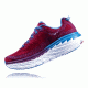 Hoka Womens Bondi 5 Road Running Shoe, Cherries Jubilee/Purple Passion, 6.5 US, 1014759-CJPP-6.5