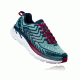 Hoka Womens Clifton 4 Road Running Shoe, Aquifer/Vintage Indigo, 5 US, 1016724-AVIG-5
