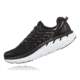 Hoka Womens Clifton 4 Road Running Shoe, Black/White, 7.5 US, 1016724-BWHT-7.5