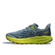 Hoka Speedgoat 5 Trailrunning Shoes - Mens, Stone Blue/Dark Citron, 7.5D, 1123157-SBDCT-07.5D
