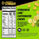 Honey Stinger Caffeinated Chews, Stingerita Lime, 1.8 oz Bag, 78412
