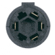 Hopkins 7 Way Round To 4 Way Flat LED Adapter, 47345