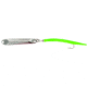 Hopkins Hammered Spoon SIngle Hook w/Tube Teaser, Stainless Steel, 1 1/4oz, 3 1/2in, 3TC