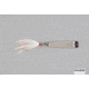 Hopkins Hammered Spoon w/Bucktail Single Hook, Stainless Steel, 3oz, 4 1/2in, 4HSBW
