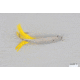 Hopkins Hammered Trolling Spoon with Yellow Feather, Stainless Steel Hook, 5 1/2in 1 3/4 oz, 550FY