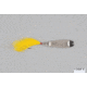 Hopkins Shorty Hammered Spoon with Feathered Single Hook, Stainless Steel, 1 1/2oz, 3 1/2in, 150FY