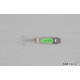 Hopkins Shorty Smoothie Spoon w/Plain Treble, Chartreuse Prism, 1oz, 2 3/4in, SM101C
