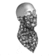 Hot Chillys Micro-Elite Chamois Print Bandana w/ Mask - Unisex, Snowy Night, Small/Medium, HC6124P-684-S/M