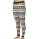 Hot Chillys Sweater Knit Printed Legging - Womens, Winter Vibe, Extra Small, HC7614P-548-XS