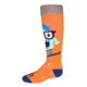 Hot Chillys Youth In Your Face Mid Volume Sock, IYF/Orange, Small, HC2835P-123-S
