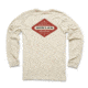 Howler Brothers Posse Badge Longsleeve T-Shirt - Mens, Sand, Small, 111219F-PBS-S