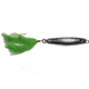 HR Tackle Short Body Stingsilver Jig with feather, 2 oz Chrome, 1547CHF