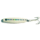 HR Tackle Stingsilver Jig, 2 oz, White w/Reflector Tape &amp; Eyes, 1547S