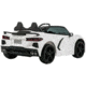 Huffy Corvette C8 Ride In, 12V Toy Truck, White, 17212P