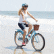 Huffy Panama Jack Beach Cruiser Bike - Womens, 24in Wheel, Blue, 74538